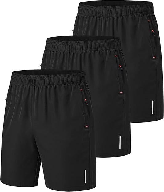 Aura Athletic Gym Short- 3 pieces